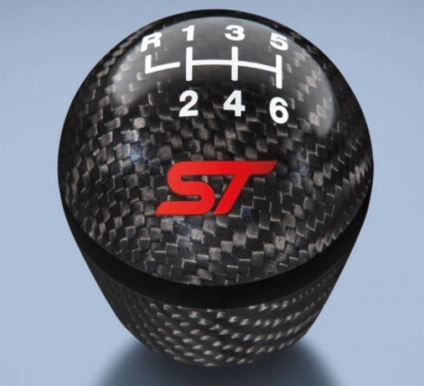 Ford Performance Shift Knob Carbon Fiber With 6-Speed Pattern/ST Logo Fiesta ST 2014-2019