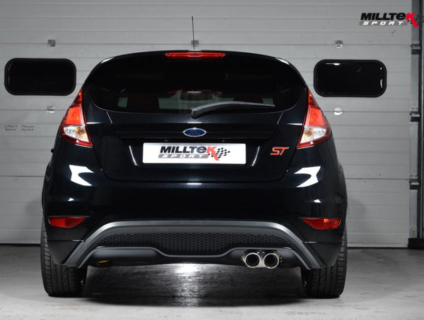 Milltek 2.76" Fiesta ST US Spec Race cat back exhaust system (non-resonated)  *2 tip styles available!*