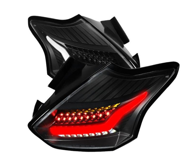 Spec-D LED Tail Lights Ford Focus SE/ST/RS (15-18) Black, Smoke, Red or Clear