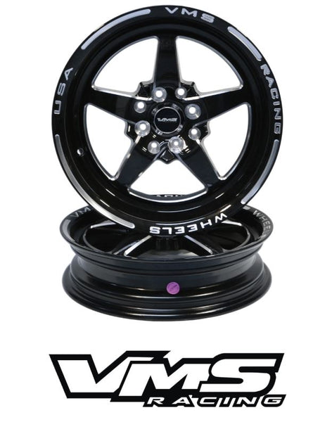 VMS Racing RACE STAR rear drag race wheel 15x3.5 ET10 4x108 Fiesta ST 2014-2019