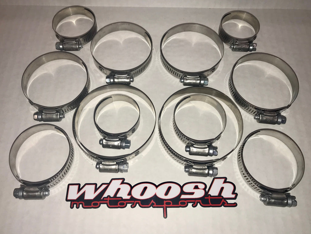 whoosh brand hose clamp kit (for intercooler boost hoses) Fiesta ST 2014+