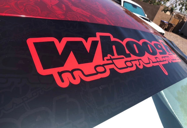 whoosh motorsports Windshield Banner *FREE SHIPPING*